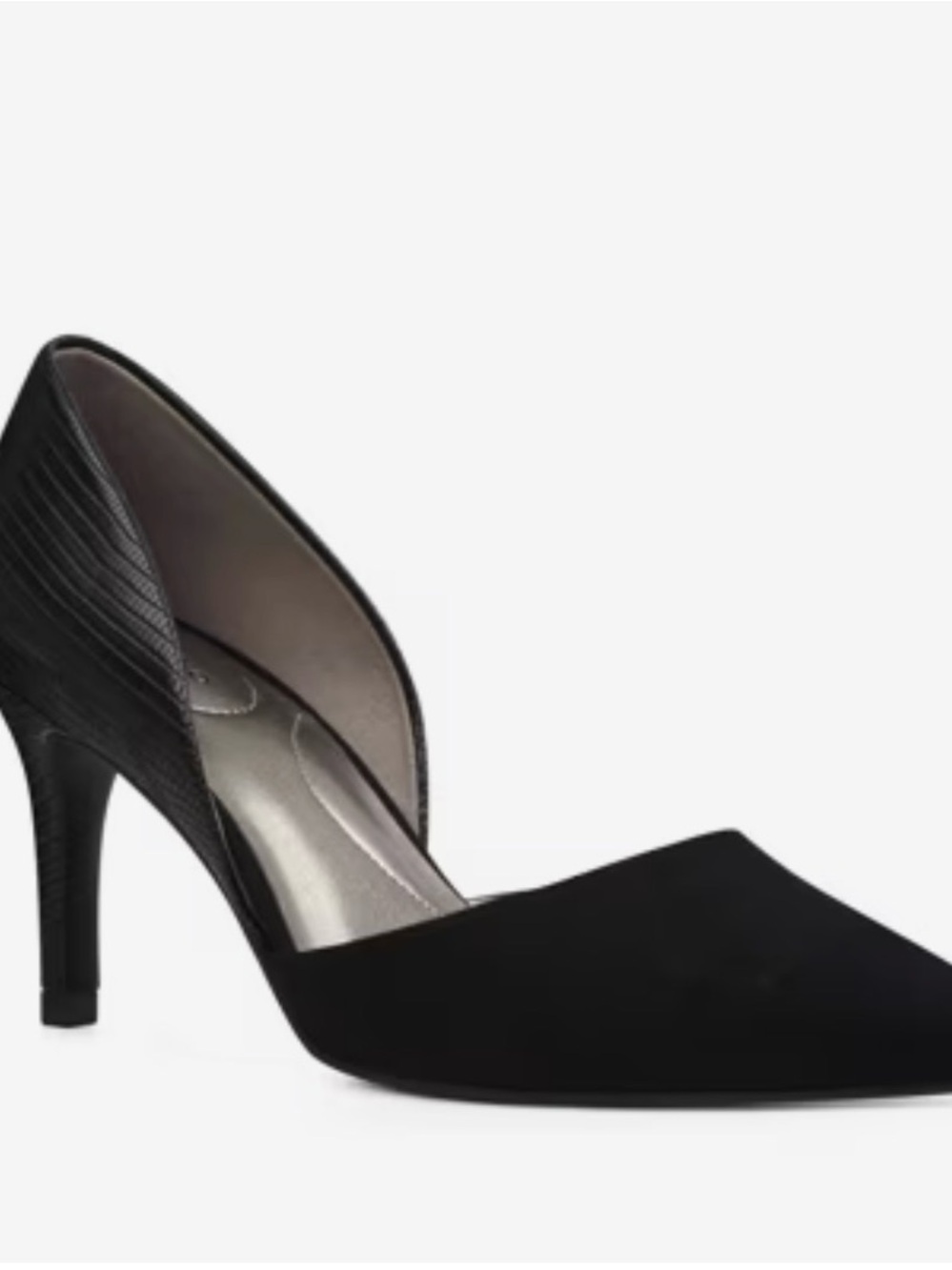 Bandolino Black Pointed-Toe D'Orsay Pumps